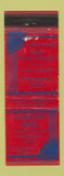 Matchbook Cover - Clarkston Hotel Nashville TN Anniston Huntsville AL
