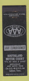 Matchbook Cover - Southland Motor Court Selmer TN WEAR