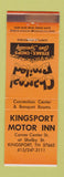 Matchbook Cover - Kingsport Motor Inn TN WEAR