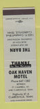 Matchbook Cover - Oak HAVen Motel The Barn Clarksville TN