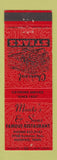 Matchbook Cover - Monte's and Sons Restaurant Memphis TN