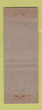 Matchbook Cover - Clarkston Hotel Nashville TN Anniston Huntsville AL