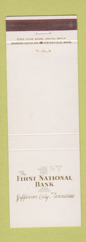 Matchbook Cover - First National Bank Jefferson City TN