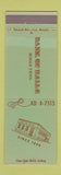 Matchbook Cover - Bank of Hallas TN WEAR