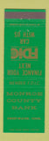 Matchbook Cover - Monroe County Bank Sweetwater TN