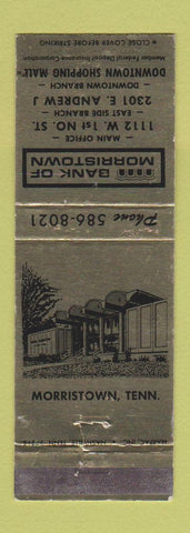 Matchbook Cover - Bank of Morristown TN WEAR