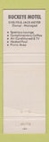 Matchbook Cover - Buckeye Motel Gatlinburg TN WEAR