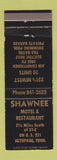 Matchbook Cover - Shawnee Motel Restaurant Bethpage TN WEAR