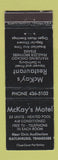 Matchbook Cover - McKay's Motel Restaurant Gatlinburg TN