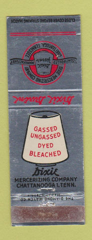 Matchbook Cover - Dixie Yarns Chattanooga TN WEAR