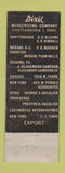 Matchbook Cover - Dixie Yarns Chattanooga TN WEAR