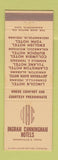 Matchbook Cover - Ingram Cunningham Hotels Nashville TN