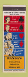 Matchbook Cover - Randa's Sedalia MO low phone #