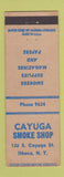 Matchbook Cover - Cayuga Smoke Shop Ithaca NY