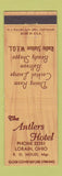 Matchbook Cover - Antlers Hotel Lorain OH