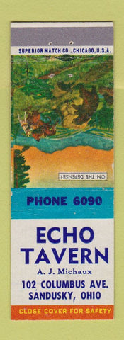 Matchbook Cover - Echo Tavern Sandusky OH