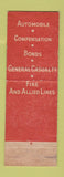 Matchbook Cover - Jaqua Shinabery Insurance Real Estate Portland IN