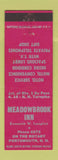 Matchbook Cover - Meadowbrook Inn Portsmouth NH low phone #