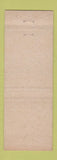Matchbook Cover - SW Coe Financial Services Springfield IL