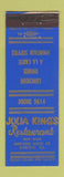Matchbook Cover - Julia King's Restaurants Aurora IL