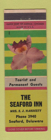 Matchbook Cover - Seaford Inn DE low phone #