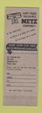 Matchbook Cover - Metz Beer Omaha NE
