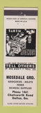 Matchbook Cover - Mosedale Grocery feed Dalton GA low phone #