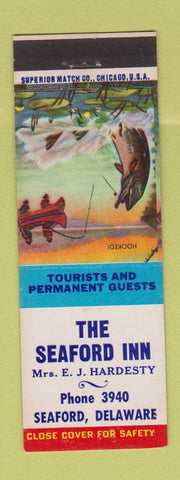 Matchbook Cover - The Seaford Inn DE low phone #
