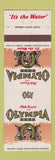 Matchbook Cover - Olympia Beer Olympia WA St Paul MN