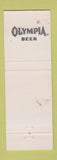 Matchbook Cover - Olympia Beer Olympia WA St Paul MN