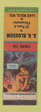 Matchbook Cover - AR Blossom Chiropractor Lake Mills WI Low phone #