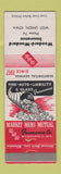 Matchbook Cover - Woodward Insurance West Union IA low phone #