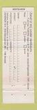 Matchbook Cover - Tuborg Beer Belgium