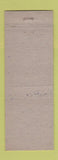 Matchbook Cover - Dan D Bar East Liverpool OH low phone #