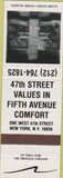 Matchbook Cover - Wedding Rings Antiques New York City