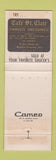 Matchbook Cover - Cafe ST Clair Memphis TN