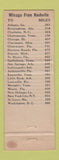 Matchbook Cover - Allen Hotel Nashivlle TN WEAR