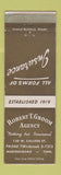 Matchbook Cover - Robert Groom Insurance Murfreesboro TN WEAR