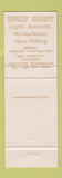 Matchbook Cover - Lucky Draft Beer San Francisco CA