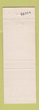 Matchbook Cover - Elk River Restaurant Decherd TN WEAR