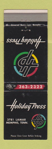 Matchbook Cover - Holiday Press Memphis TN