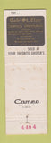 Matchbook Cover - Cafe ST Clair Memphis TN