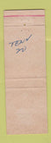 Matchbook Cover - Brummett's Restaurant Brownsville TN