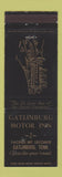 Matchbook Cover - Gatlinburg Motor Inn TN