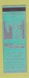 Matchbook Cover - Town and Country Restaurant Cleveland TN