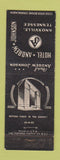 Matchbook Cover - Hotel Andrew Johnson Knoxville TN
