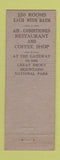 Matchbook Cover - Hotel Andrew Johnson Knoxville TN