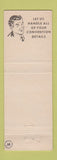 Matchbook Cover - Hotel Peabody Memphis TN