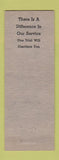 Matchbook Cover - Foster Drug Nashville TN ADVANCE