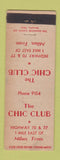 Matchbook Cover - Chic Club Milan TN WORN